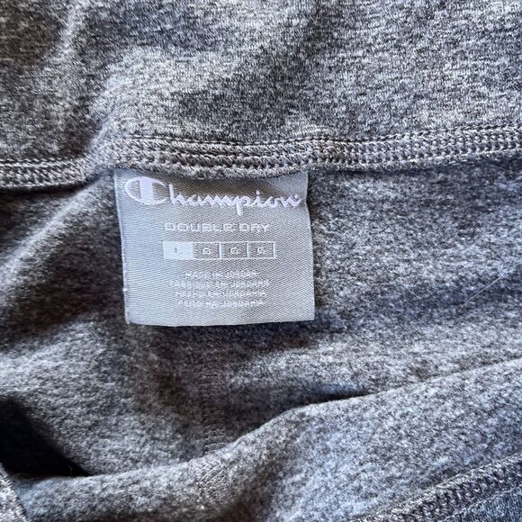 Champion Double Dry Heather Gray Workout Leggings - Lined Warm - Women’s Large - Picture 10 of 11